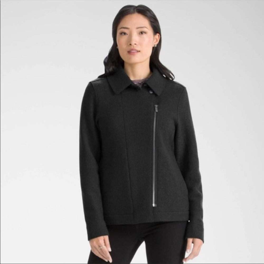 Nau Boiled Wool Moto Jacket